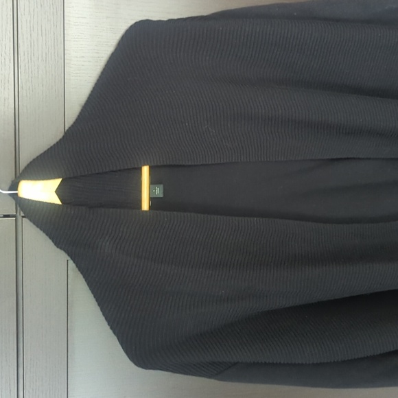 Ann Taylor Black Knit Cardigan - Small Good Condition - Picture 3 of 5